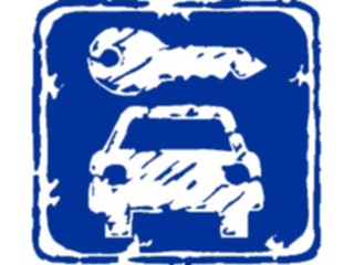 Sticker Custom Preview Image #110697 Road Signs Brush Stroke Auto Rentals