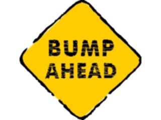 Sticker Custom Preview Image #110729 Road Signs Brush Stroke Bump Ahead2