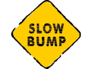 Sticker Custom Preview Image #110731 Road Signs Brush Stroke Bump Slow