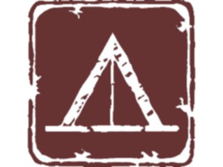 Sticker Custom Preview Image #110749 Road Signs Brush Stroke Campground1