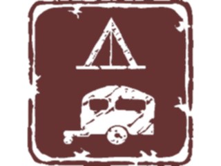 Sticker Custom Preview Image #110751 Road Signs Brush Stroke Campground3