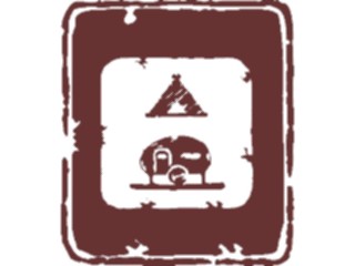 Sticker Custom Preview Image #110752 Road Signs Brush Stroke Campground4