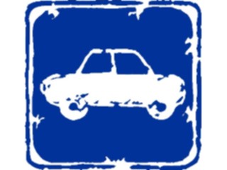 Sticker Custom Preview Image #110760 Road Signs Brush Stroke Cars Okay2