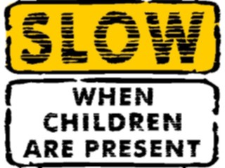 Sticker Custom Preview Image #110771 Road Signs Brush Stroke Children Present