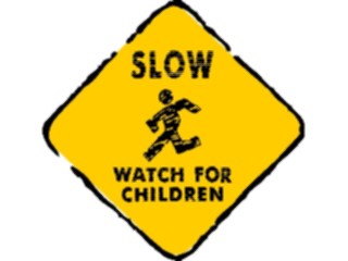 Sticker Custom Preview Image #110774 Road Signs Brush Stroke Children Watch2