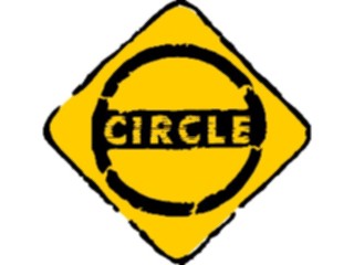 Sticker Custom Preview Image #110775 Road Signs Brush Stroke Circle1