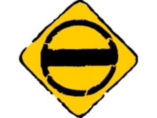 Sticker Custom Preview Image #110776 Road Signs Brush Stroke Circle2