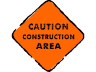 Sticker Custom Preview Image #110783 Road Signs Brush Stroke Construction Ahead1