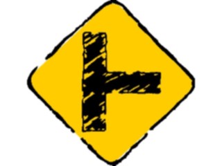 Sticker Custom Preview Image #110789 Road Signs Brush Stroke Curb2