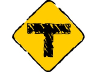 Sticker Custom Preview Image #110790 Road Signs Brush Stroke Curb3