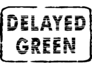 Sticker Custom Preview Image #110794 Road Signs Brush Stroke Delayed Green