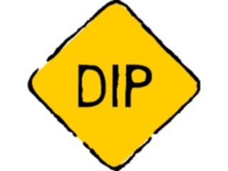 Sticker Custom Preview Image #110805 Road Signs Brush Stroke Dip1