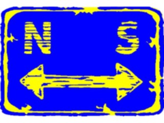 Sticker Custom Preview Image #110807 Road Signs Brush Stroke Directions1