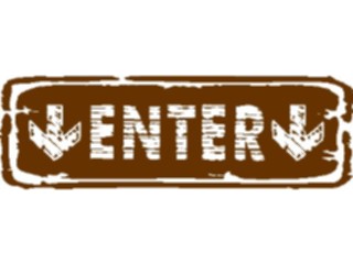 Sticker Custom Preview Image #110851 Road Signs Brush Stroke Enter4