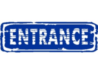 Sticker Custom Preview Image #110852 Road Signs Brush Stroke Entrance1