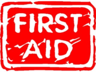 Sticker Custom Preview Image #110864 Road Signs Brush Stroke First Aid1