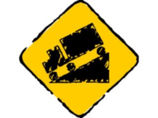 Sticker Custom Preview Image #110882 Road Signs Brush Stroke Grade Trucks