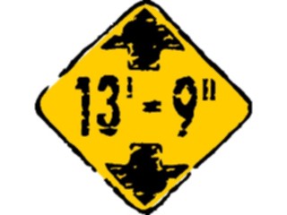 Sticker Custom Preview Image #110884 Road Signs Brush Stroke Height Limitation