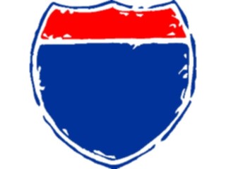 Sticker Custom Preview Image #110898 Road Signs Brush Stroke Highway Sign1