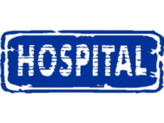 Sticker Custom Preview Image #110915 Road Signs Brush Stroke Hospital13