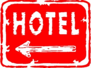 Sticker Custom Preview Image #110923 Road Signs Brush Stroke Hotel3