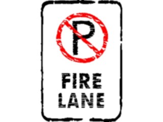 Sticker Custom Preview Image #110988 Road Signs Brush Stroke No Parking02