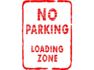 Sticker Custom Preview Image #110991 Road Signs Brush Stroke No Parking05