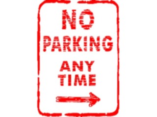 Sticker Custom Preview Image #110994 Road Signs Brush Stroke No Parking08