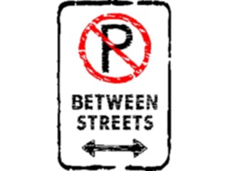 Sticker Custom Preview Image #110996 Road Signs Brush Stroke No Parking10