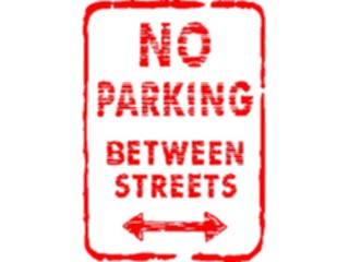 Sticker Custom Preview Image #110997 Road Signs Brush Stroke No Parking11