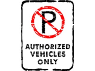 Sticker Custom Preview Image #110998 Road Signs Brush Stroke No Parking12