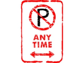 Sticker Custom Preview Image #111002 Road Signs Brush Stroke No Parking16