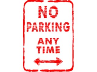 Sticker Custom Preview Image #111003 Road Signs Brush Stroke No Parking17