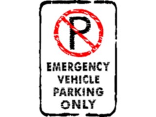 Sticker Custom Preview Image #111005 Road Signs Brush Stroke No Parking19