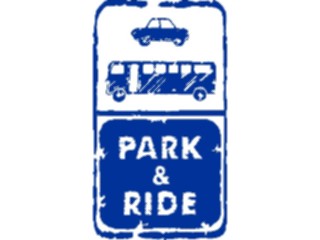 Sticker Custom Preview Image #111050 Road Signs Brush Stroke Park Ride2