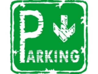 Sticker Custom Preview Image #111062 Road Signs Brush Stroke Parking11