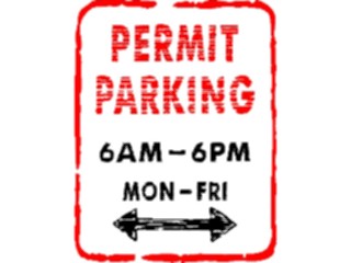 Sticker Custom Preview Image #111068 Road Signs Brush Stroke Parking Hours2