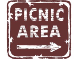 Sticker Custom Preview Image #111092 Road Signs Brush Stroke Picnic Area5