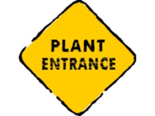 Sticker Custom Preview Image #111095 Road Signs Brush Stroke Plant Entrance