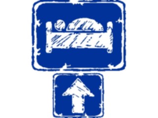 Sticker Custom Preview Image #111127 Road Signs Brush Stroke Rest Area4