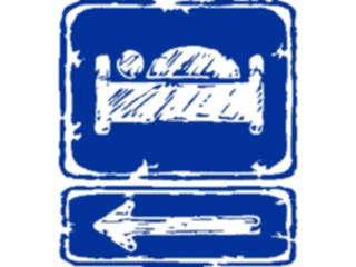 Sticker Custom Preview Image #111130 Road Signs Brush Stroke Rest Area7