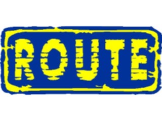 Sticker Custom Preview Image #111141 Road Signs Brush Stroke Route