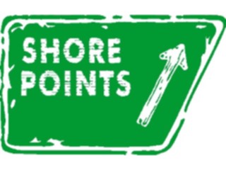 Sticker Custom Preview Image #111161 Road Signs Brush Stroke Shore Points