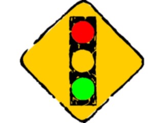 Sticker Custom Preview Image #111168 Road Signs Brush Stroke Signal2