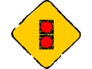 Sticker Custom Preview Image #111170 Road Signs Brush Stroke Signal4