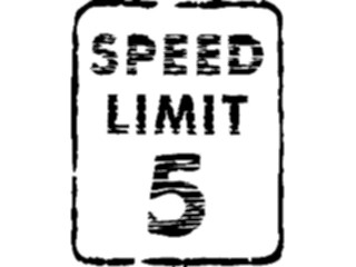 Sticker Custom Preview Image #111193 Road Signs Brush Stroke Speed Limit05