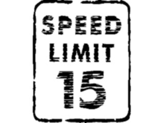 Sticker Custom Preview Image #111195 Road Signs Brush Stroke Speed Limit15