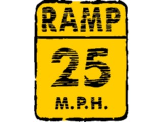 Sticker Custom Preview Image #111197 Road Signs Brush Stroke Speed Limit252