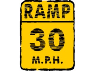 Sticker Custom Preview Image #111200 Road Signs Brush Stroke Speed Limit302