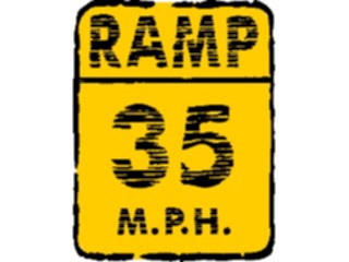 Sticker Custom Preview Image #111202 Road Signs Brush Stroke Speed Limit351